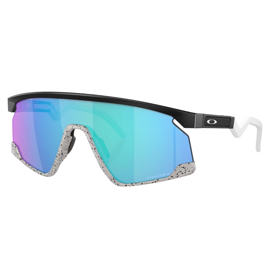 Oakley Bxtr Sunglasses - Matte Black/Grey/Prizm Sapphire - Wrap Around Sunglasses by Oakley