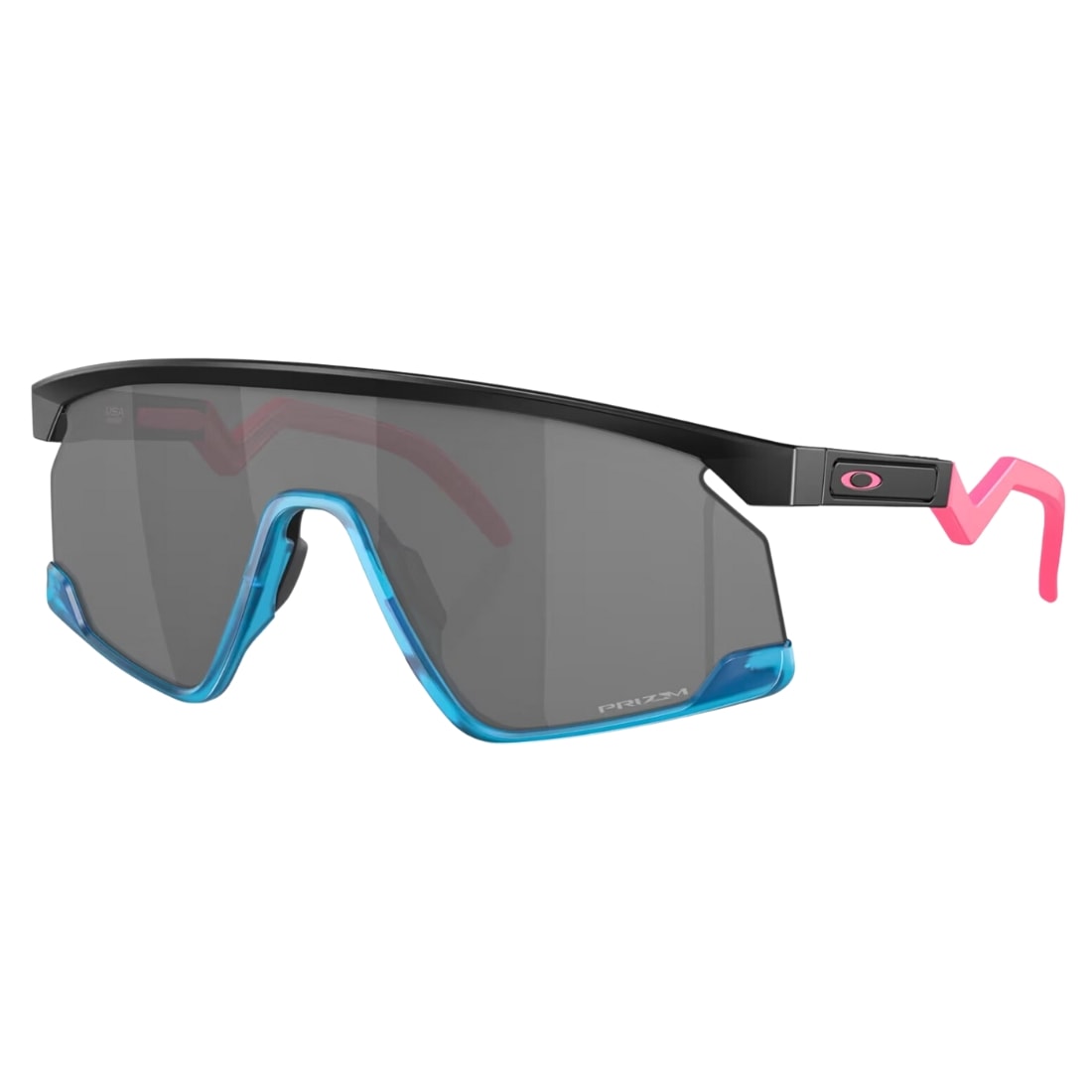 Oakley Bxtr Sunglasses - Matte Black/Teal/Prizm Black