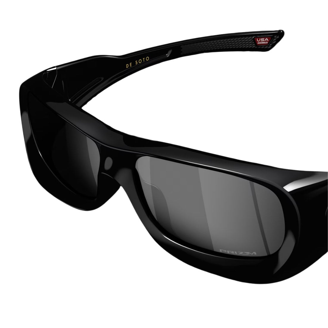 Oakley De Soto Sunglasses - Polished Black/Prizm Black - Square/Rectangular Sunglasses by Oakley