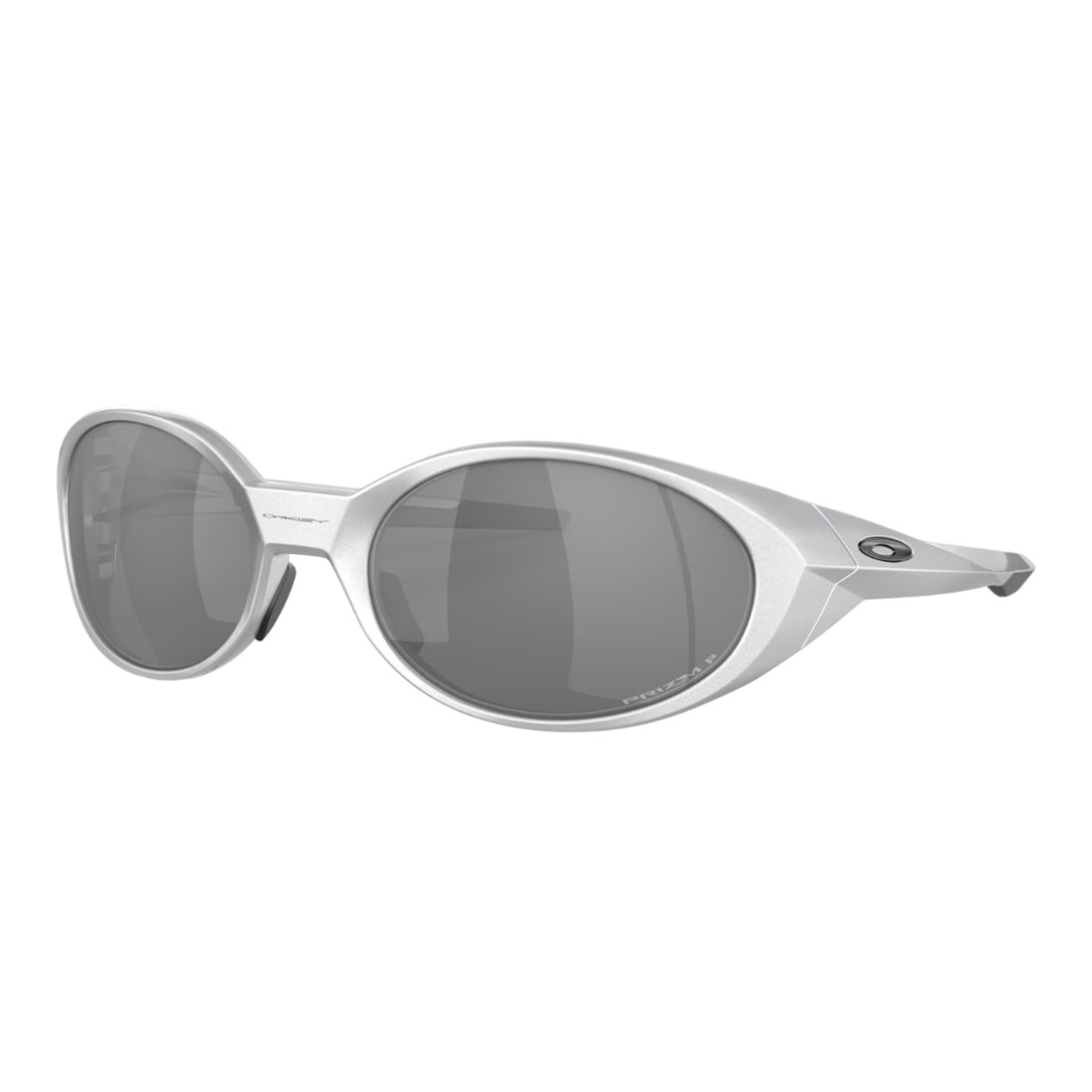 Oakley Eyejacket Redux Sunglasses - Silver/Prizm Black Polarized - Round Sunglasses by Oakley