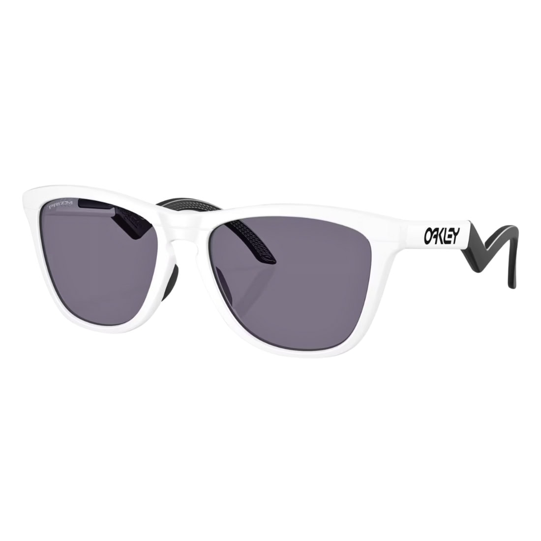 Oakley Frogskins Hybrid Sunglasses - Matte White/Prizm Grey - Square/Rectangular Sunglasses by Oakley