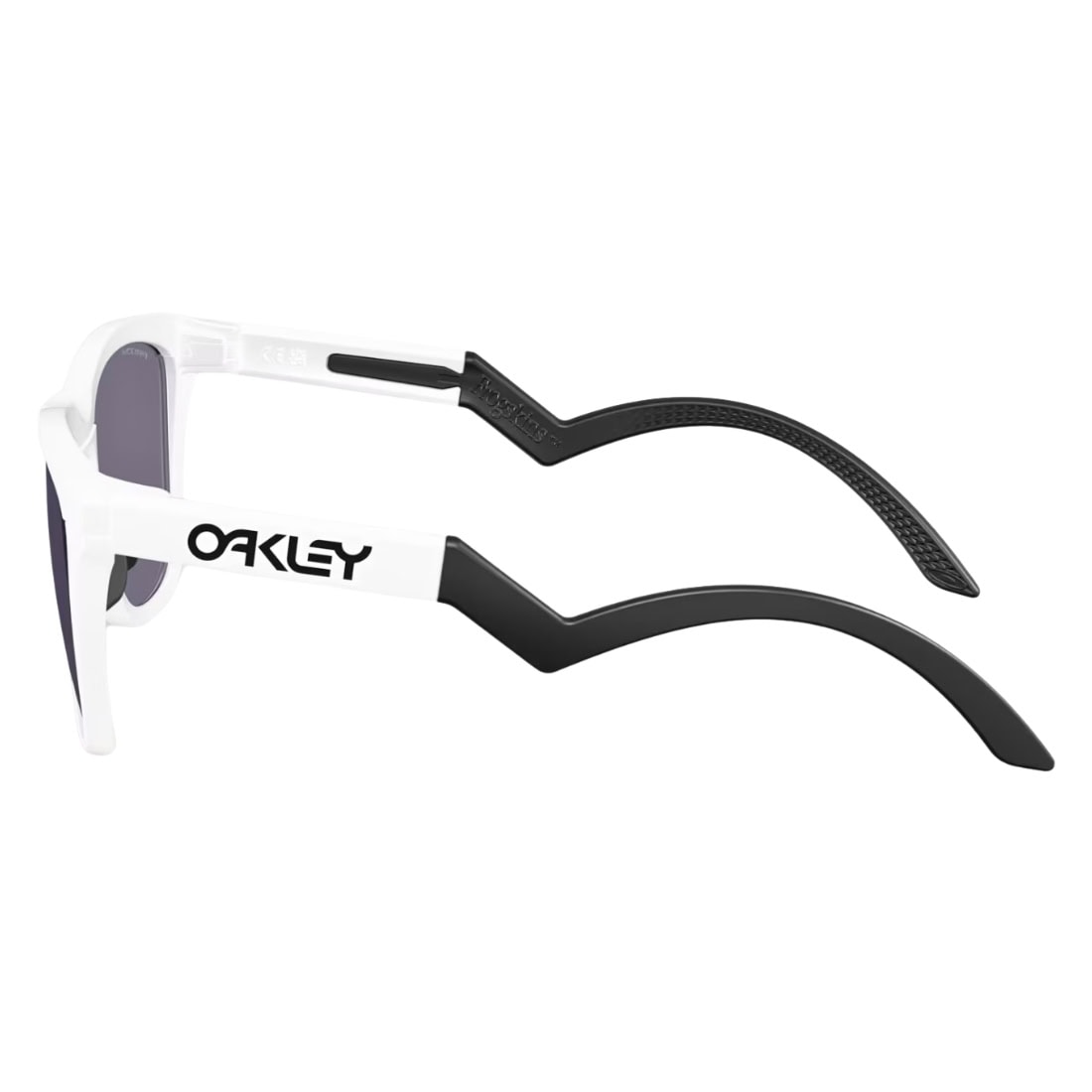 Oakley Frogskins Hybrid Sunglasses - Matte White/Prizm Grey - Square/Rectangular Sunglasses by Oakley