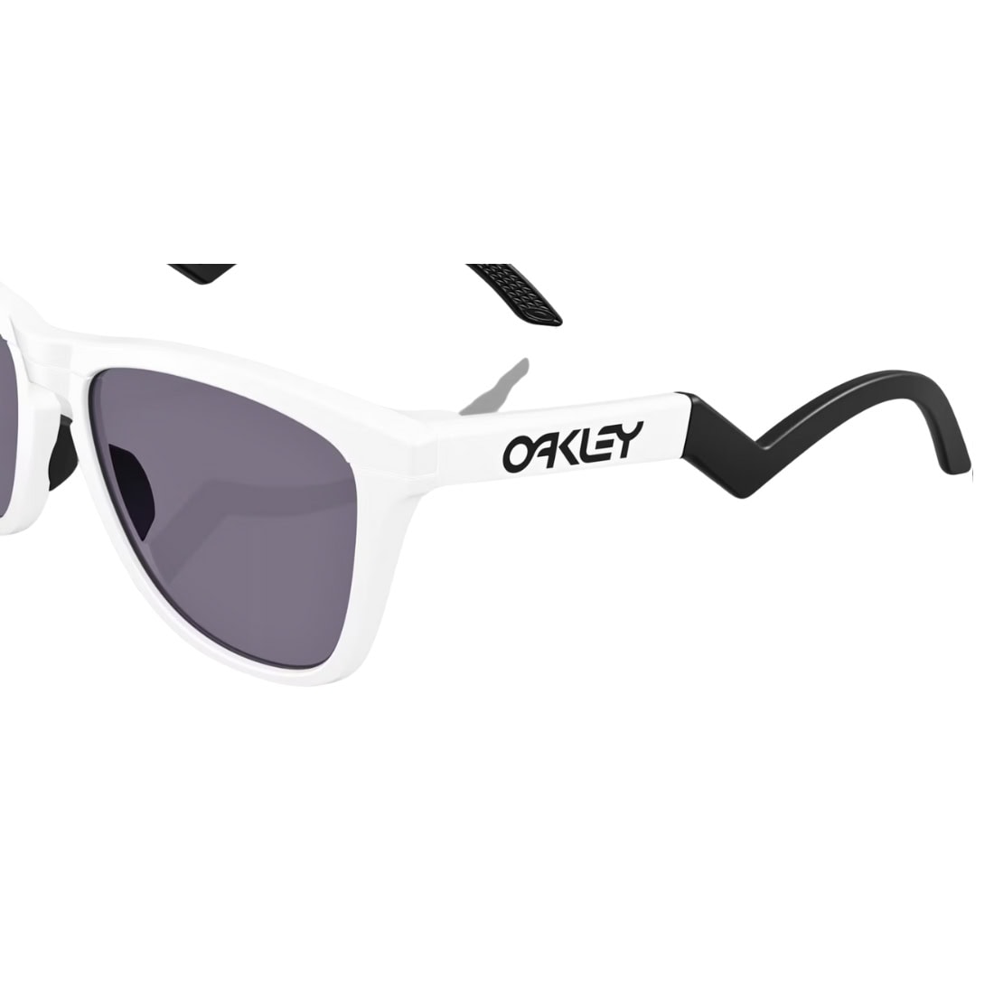 Oakley Frogskins Hybrid Sunglasses - Matte White/Prizm Grey - Square/Rectangular Sunglasses by Oakley