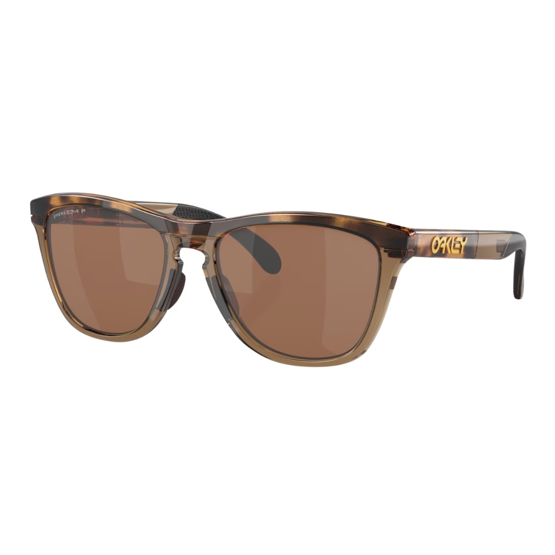 Oakley Frogskins Range Polarized Sunglasses - Brown Tort/Brown Smoke/Prizm Tungsten Polarised - Square/Rectangular Sunglasses by Oakley