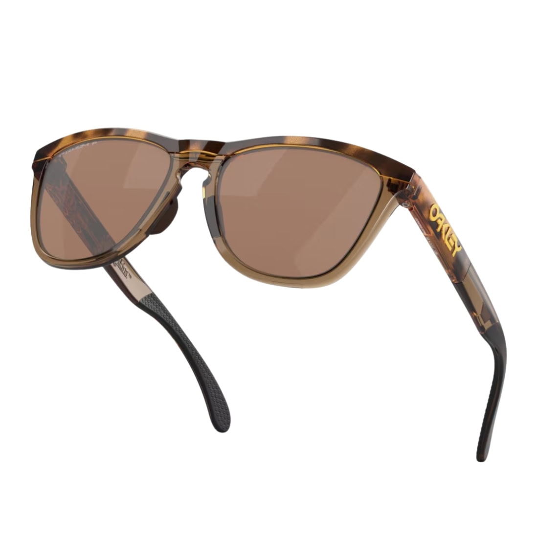 Oakley Frogskins Range Polarized Sunglasses - Brown Tort/Brown Smoke/Prizm Tungsten Polarised - Square/Rectangular Sunglasses by Oakley