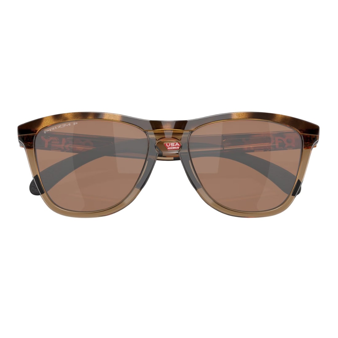 Oakley Frogskins Range Polarized Sunglasses - Brown Tort/Brown Smoke/Prizm Tungsten Polarised - Square/Rectangular Sunglasses by Oakley