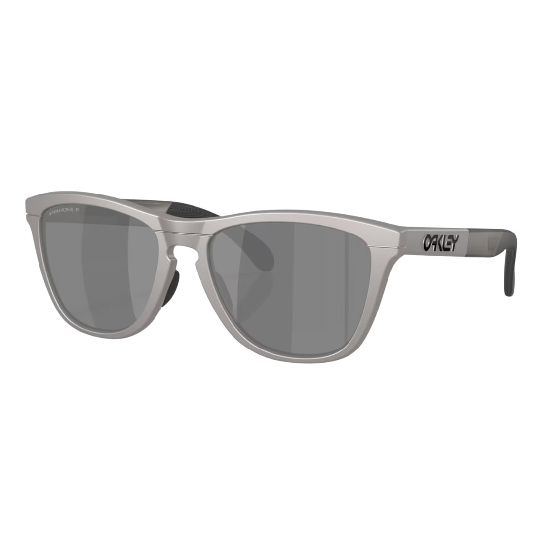 Oakley Frogskins Range Polarized Sunglasses - Titanium/Prizm Black Polarised - Square/Rectangular Sunglasses by Oakley