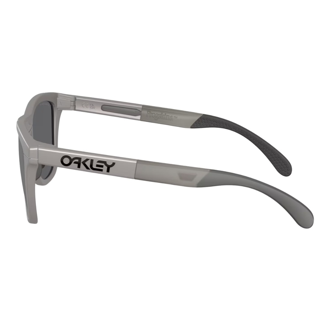 Oakley Frogskins Range Polarized Sunglasses - Titanium/Prizm Black Polarised - Square/Rectangular Sunglasses by Oakley