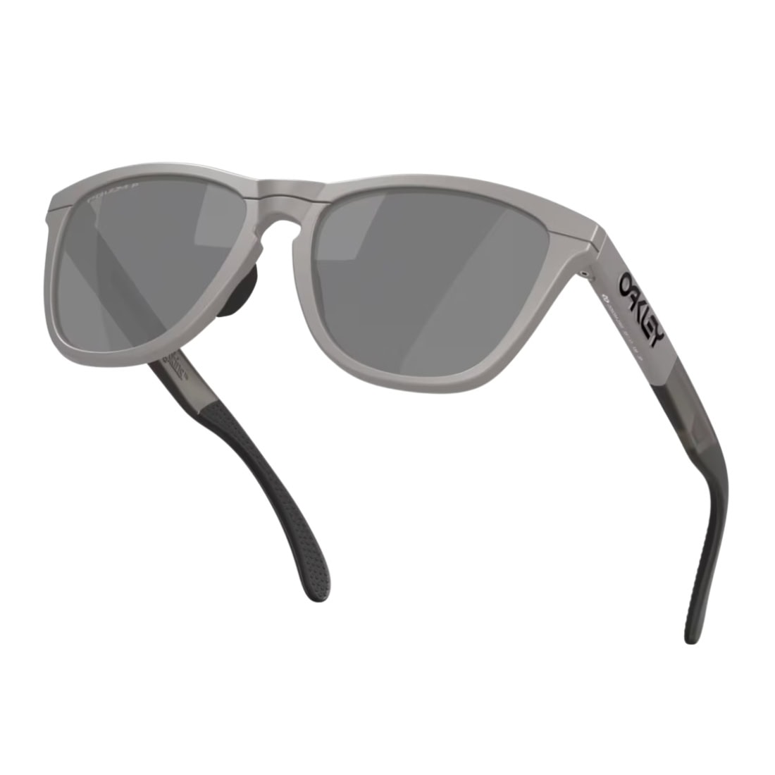 Oakley Frogskins Range Polarized Sunglasses - Titanium/Prizm Black Polarised - Square/Rectangular Sunglasses by Oakley