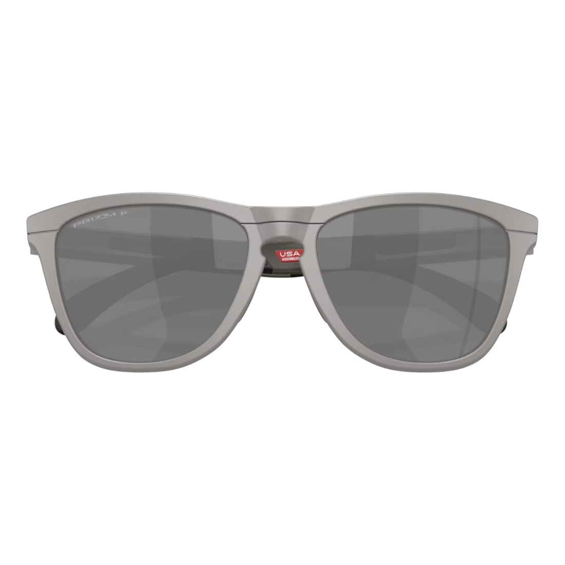 Oakley Frogskins Range Polarized Sunglasses - Titanium/Prizm Black Polarised - Square/Rectangular Sunglasses by Oakley