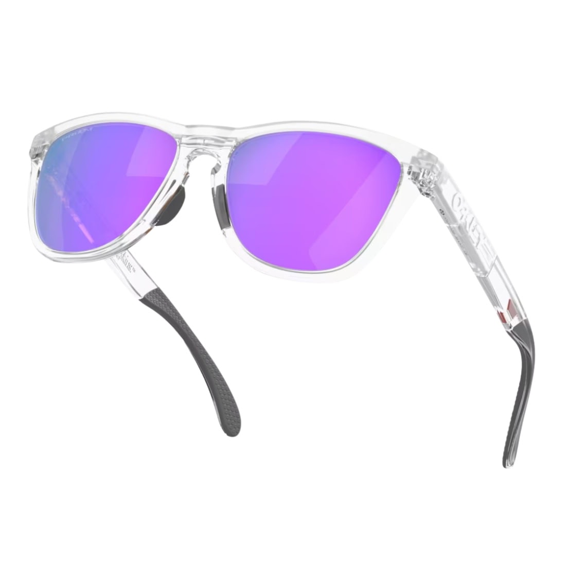 Oakley Frogskins Range Sunglasses - Matte Clear/Prizm Violet - Square/Rectangular Sunglasses by Oakley