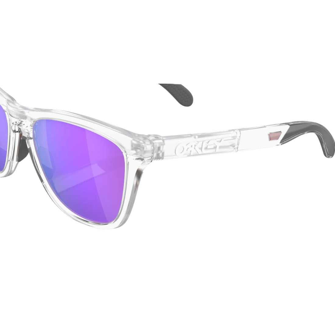 Oakley Frogskins Range Sunglasses - Matte Clear/Prizm Violet - Square/Rectangular Sunglasses by Oakley