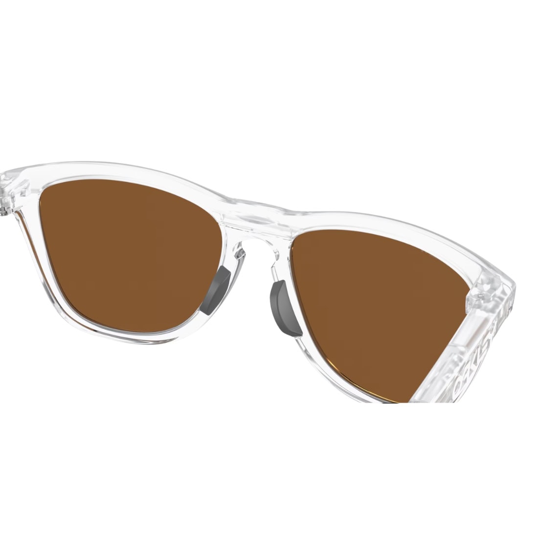 Oakley Frogskins Range Sunglasses - Matte Clear/Prizm Violet - Square/Rectangular Sunglasses by Oakley