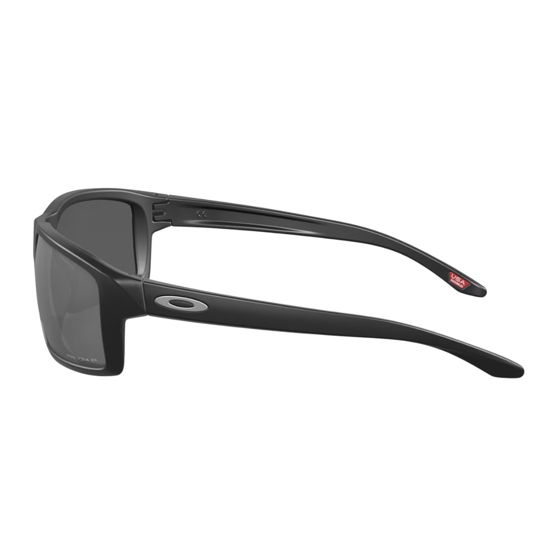 Oakley Gibston Sunglasses - Matte Black/Prizm Black Polarised - Square/Rectangular Sunglasses by Oakley