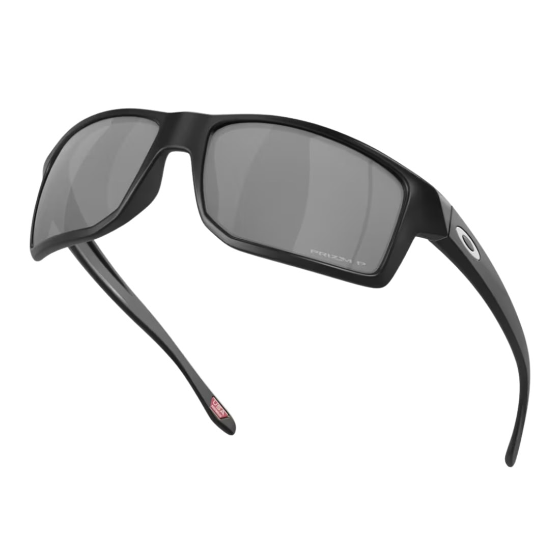 Oakley Gibston Sunglasses - Matte Black/Prizm Black Polarised - Square/Rectangular Sunglasses by Oakley