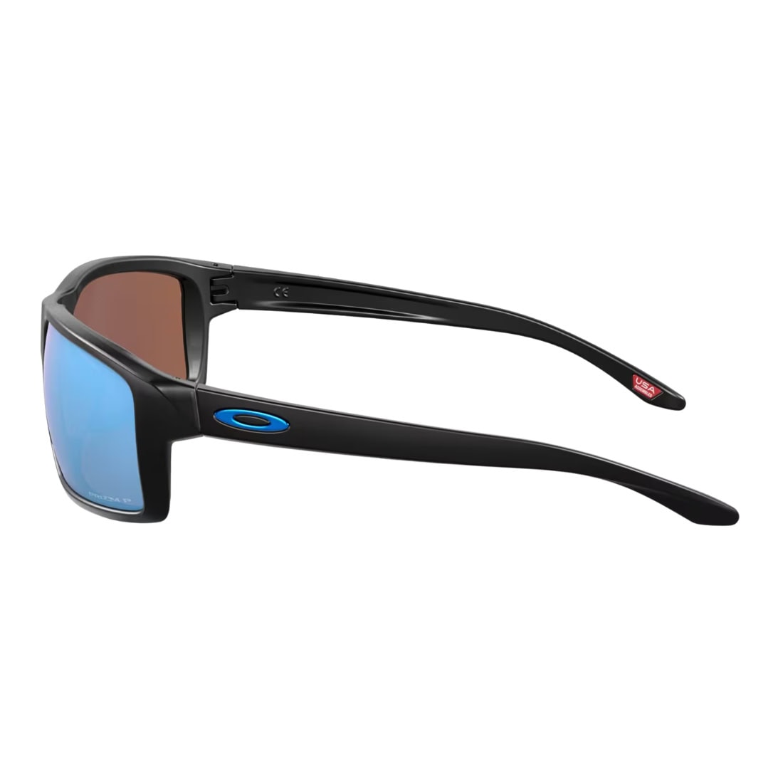 Oakley Gibston Sunglasses - Matte Black/Prizm Deep Water Polarised