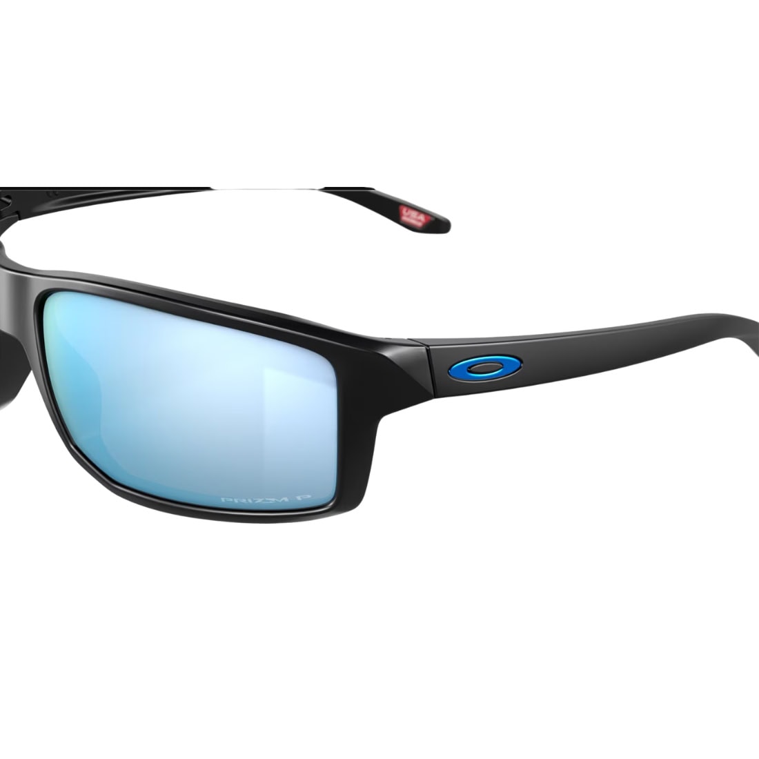 Oakley Gibston Sunglasses - Matte Black/Prizm Deep Water Polarised