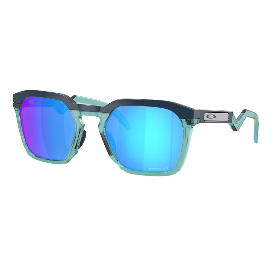 Oakley HSTN SQ Sunglasses - Abyss/Prizm Sapphire - Square/Rectangular Sunglasses by Oakley