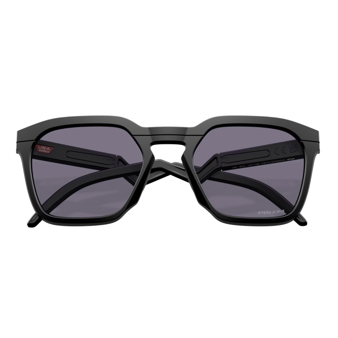 Oakley HSTN SQ Sunglasses - Matte Black/Prizm Grey - Square/Rectangular Sunglasses by Oakley