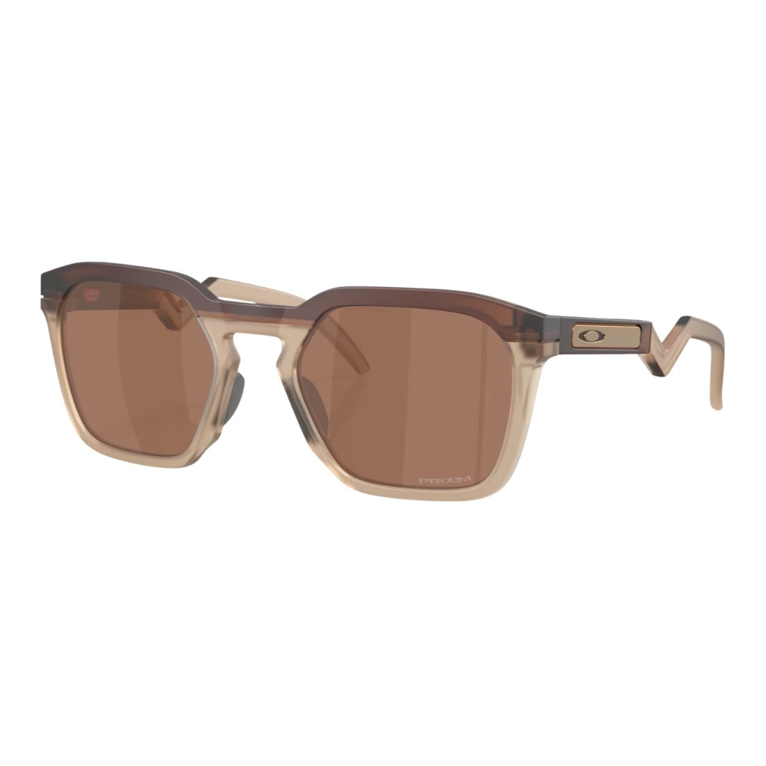 Oakley HSTN SQ Sunglasses - Matte Rootbeer/Prizm Tungsten - Square/Rectangular Sunglasses by Oakley