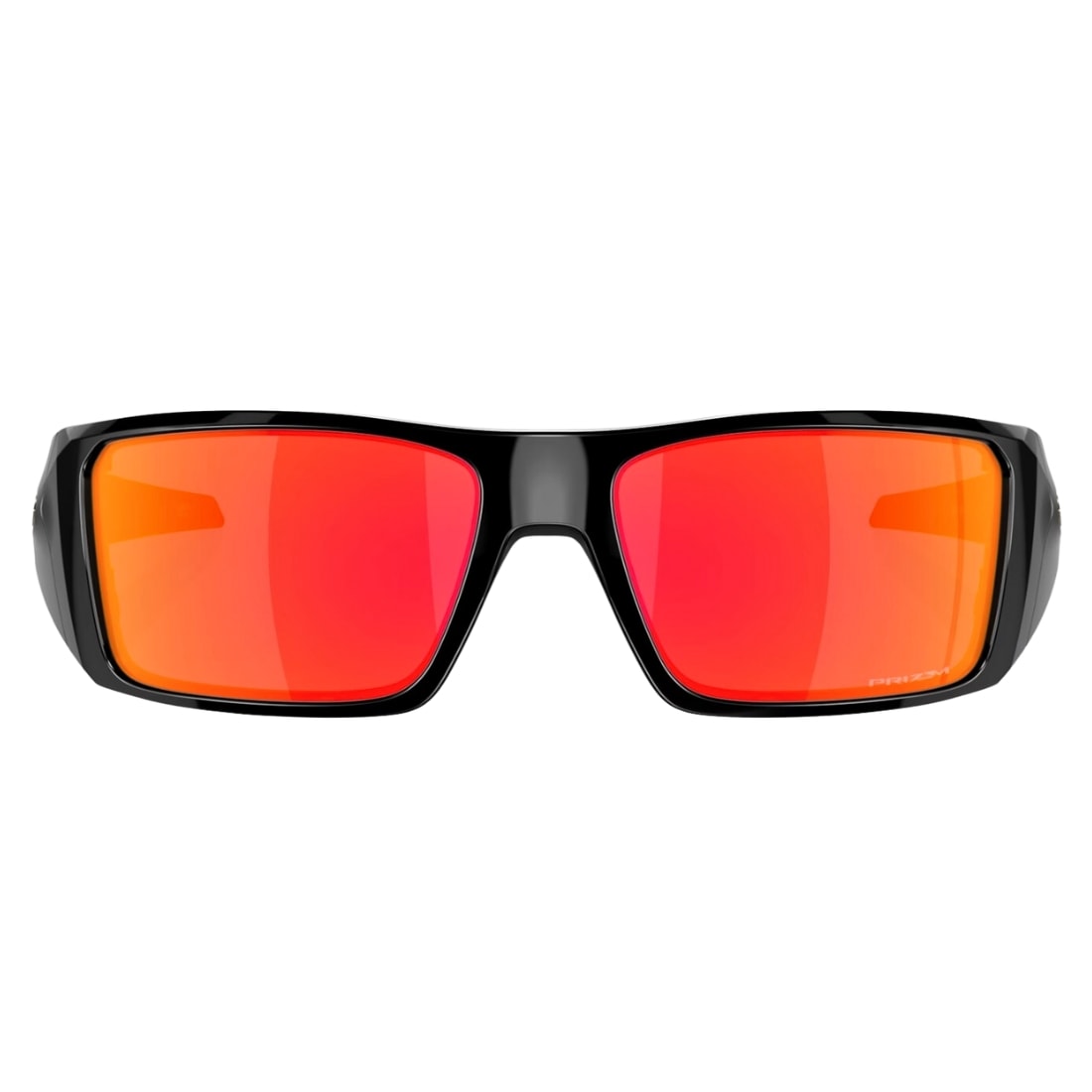 Oakley Heliostat Sunglasses - Polished Black/Prism Ruby - Wrap Around Sunglasses by Oakley