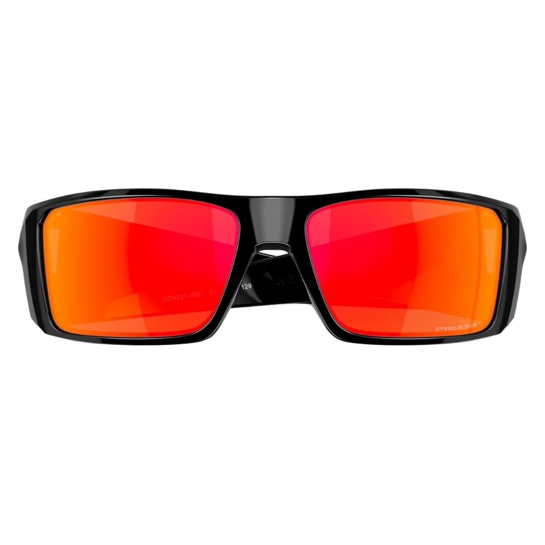 Oakley Heliostat Sunglasses - Polished Black/Prism Ruby - Wrap Around Sunglasses by Oakley