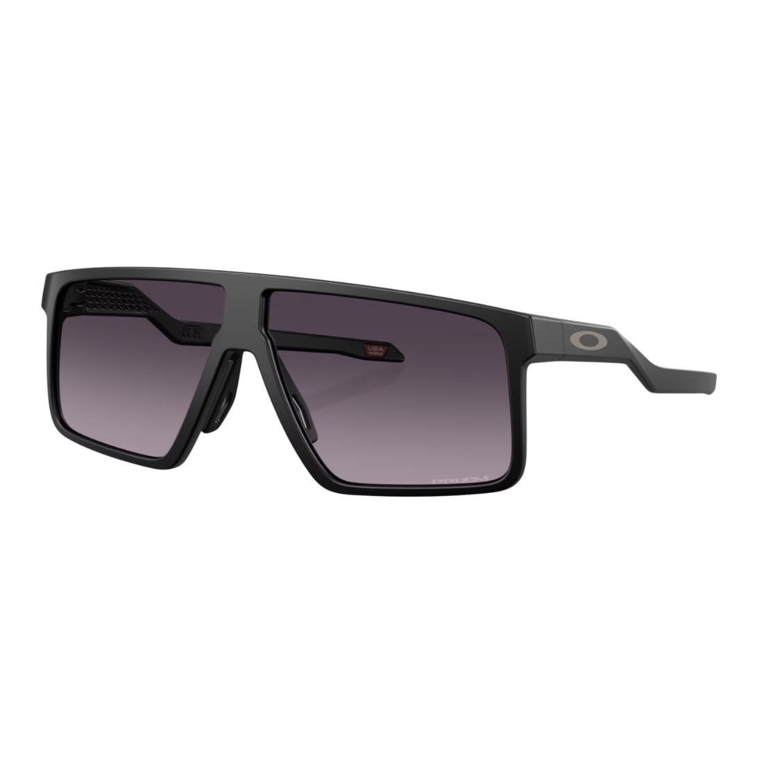 Oakley Helux Sunglasses - Matte Black/Prizm Grey Gradient - Wrap Around Sunglasses by Oakley