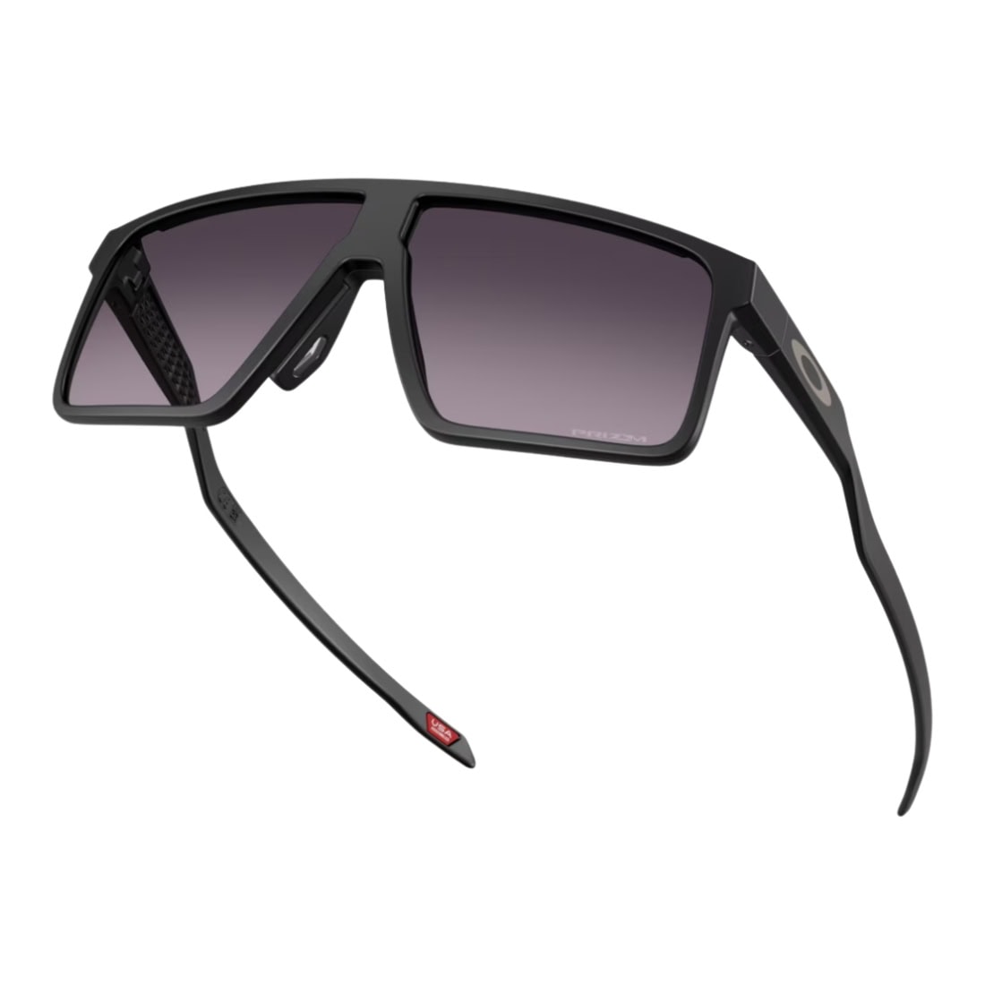 Oakley Helux Sunglasses - Matte Black/Prizm Grey Gradient - Wrap Around Sunglasses by Oakley