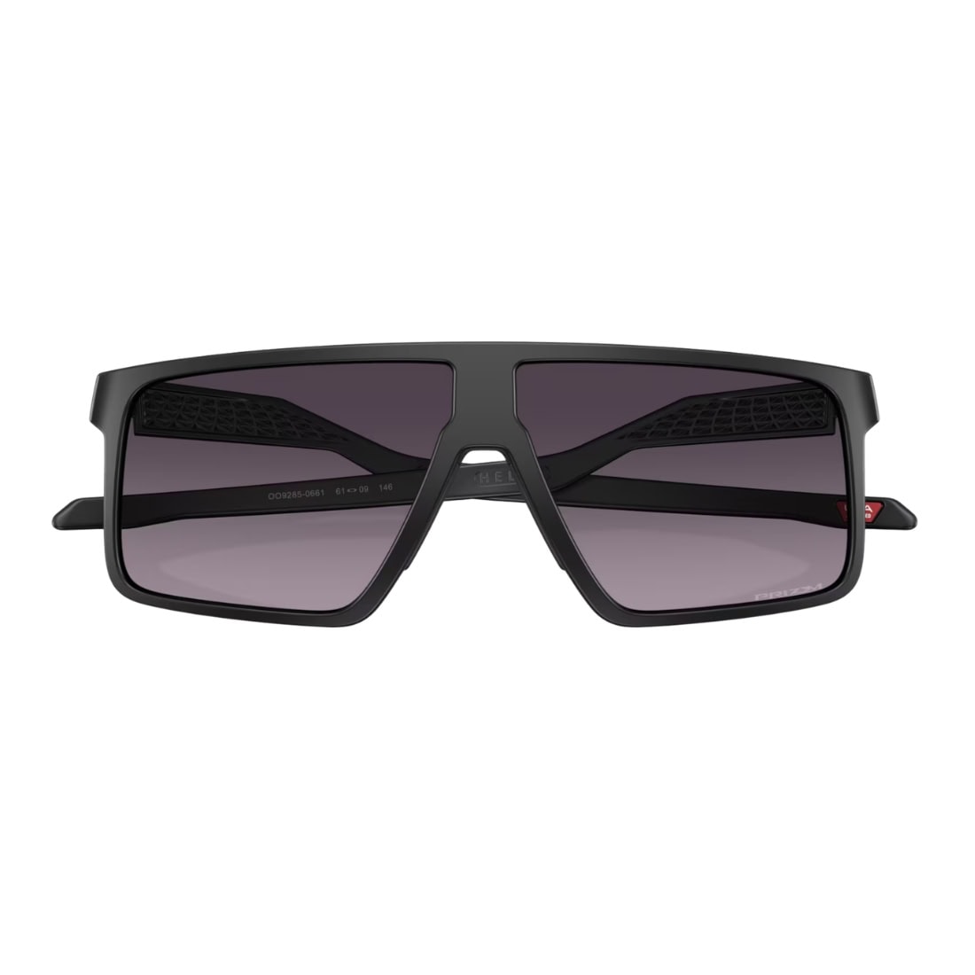 Oakley Helux Sunglasses - Matte Black/Prizm Grey Gradient - Wrap Around Sunglasses by Oakley