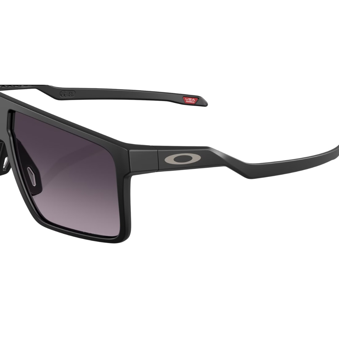 Oakley Helux Sunglasses - Matte Black/Prizm Grey Gradient - Wrap Around Sunglasses by Oakley