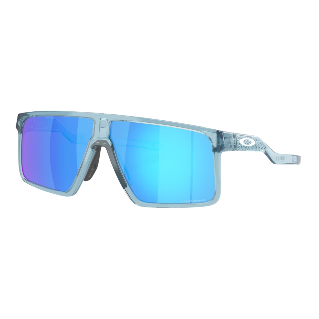 Oakley Helux Sunglasses - Trans Stonewash/Prizm Sapphire - Wrap Around Sunglasses by Oakley