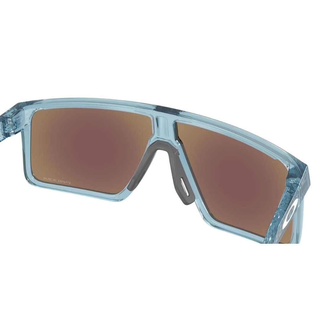 Oakley Helux Sunglasses - Trans Stonewash/Prizm Sapphire - Wrap Around Sunglasses by Oakley