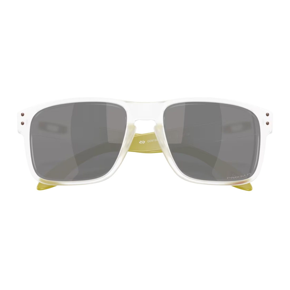 Oakley Holbrook Polarized Sunglasses - Matte Clear/Prizm Black Polarised - Square/Rectangular Sunglasses by Oakley