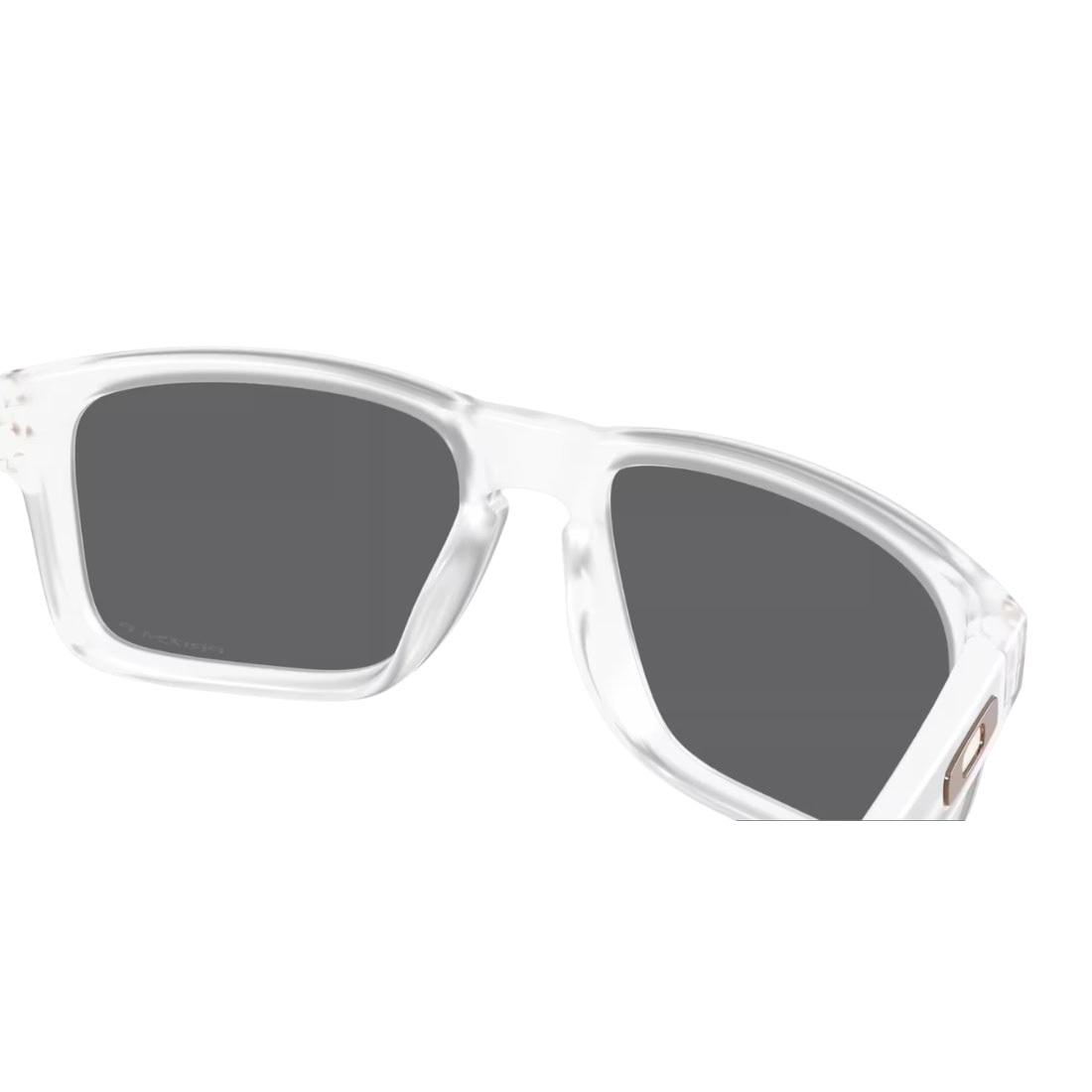 Oakley Holbrook Polarized Sunglasses - Matte Clear/Prizm Black Polarised - Square/Rectangular Sunglasses by Oakley