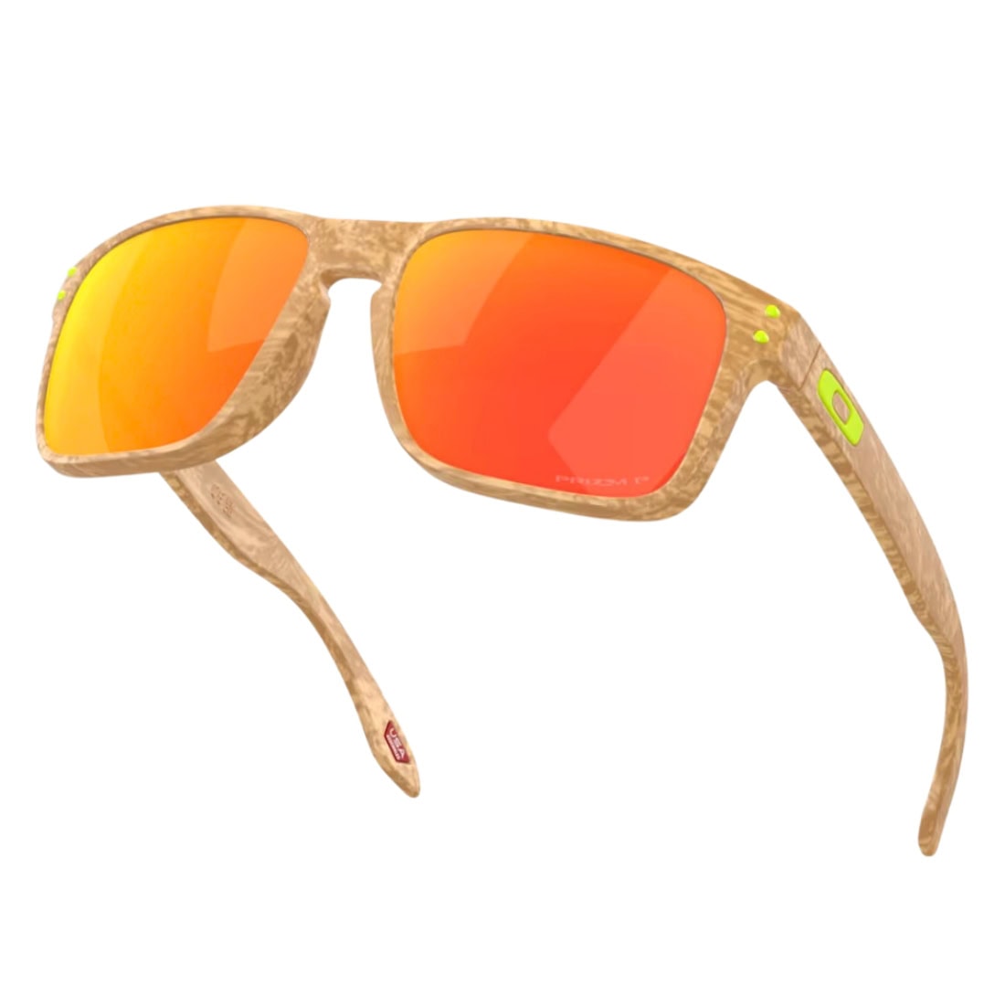 Oakley Holbrook Sunglasses - Matte Stone Desert Tan/Prizm Ruby Polarised - Square/Rectangular Sunglasses by Oakley