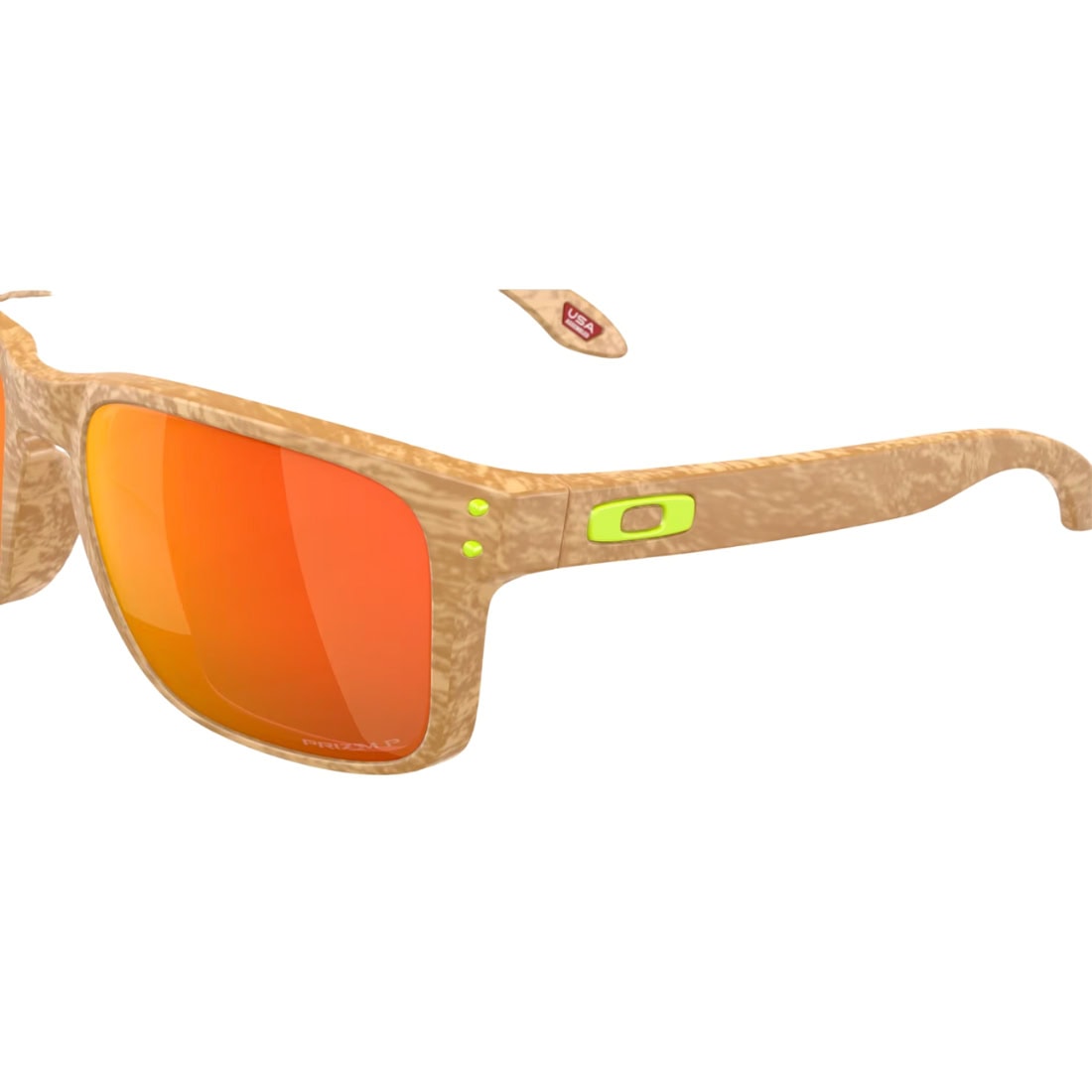 Oakley Holbrook Sunglasses - Matte Stone Desert Tan/Prizm Ruby Polarised - Square/Rectangular Sunglasses by Oakley