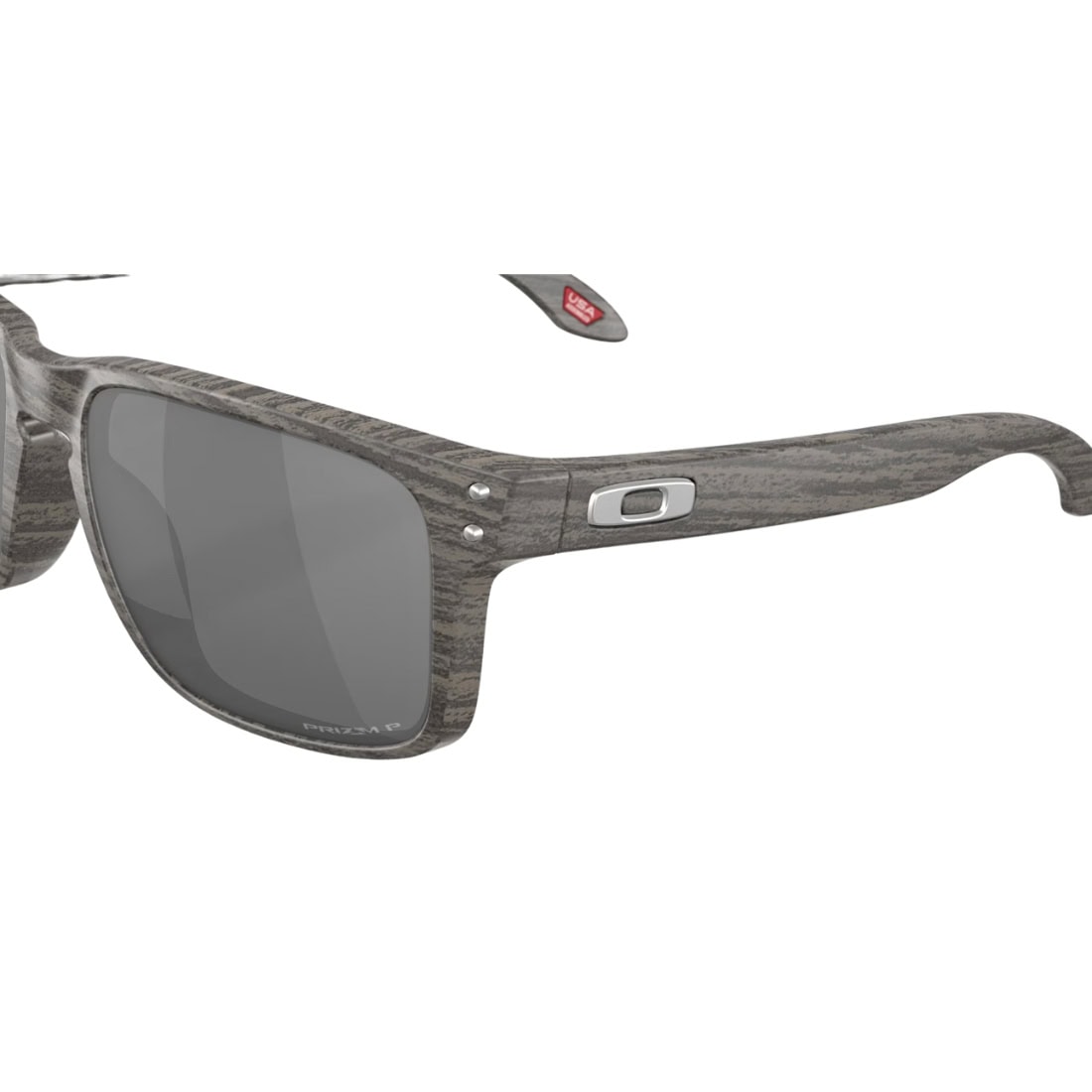 Oakley Holbrook Sunglasses - Woodgrain/Prizm Black Polarised - Square/Rectangular Sunglasses by Oakley