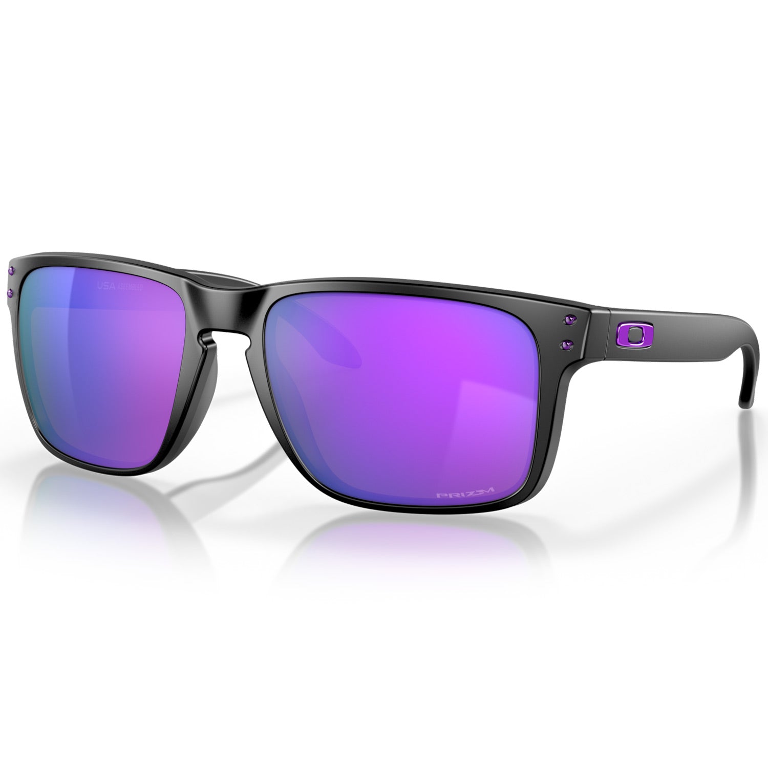 Oakley Holbrook XL Sunglasses - Matte Black/Prizm Violet - Square/Rectangular Sunglasses by Oakley