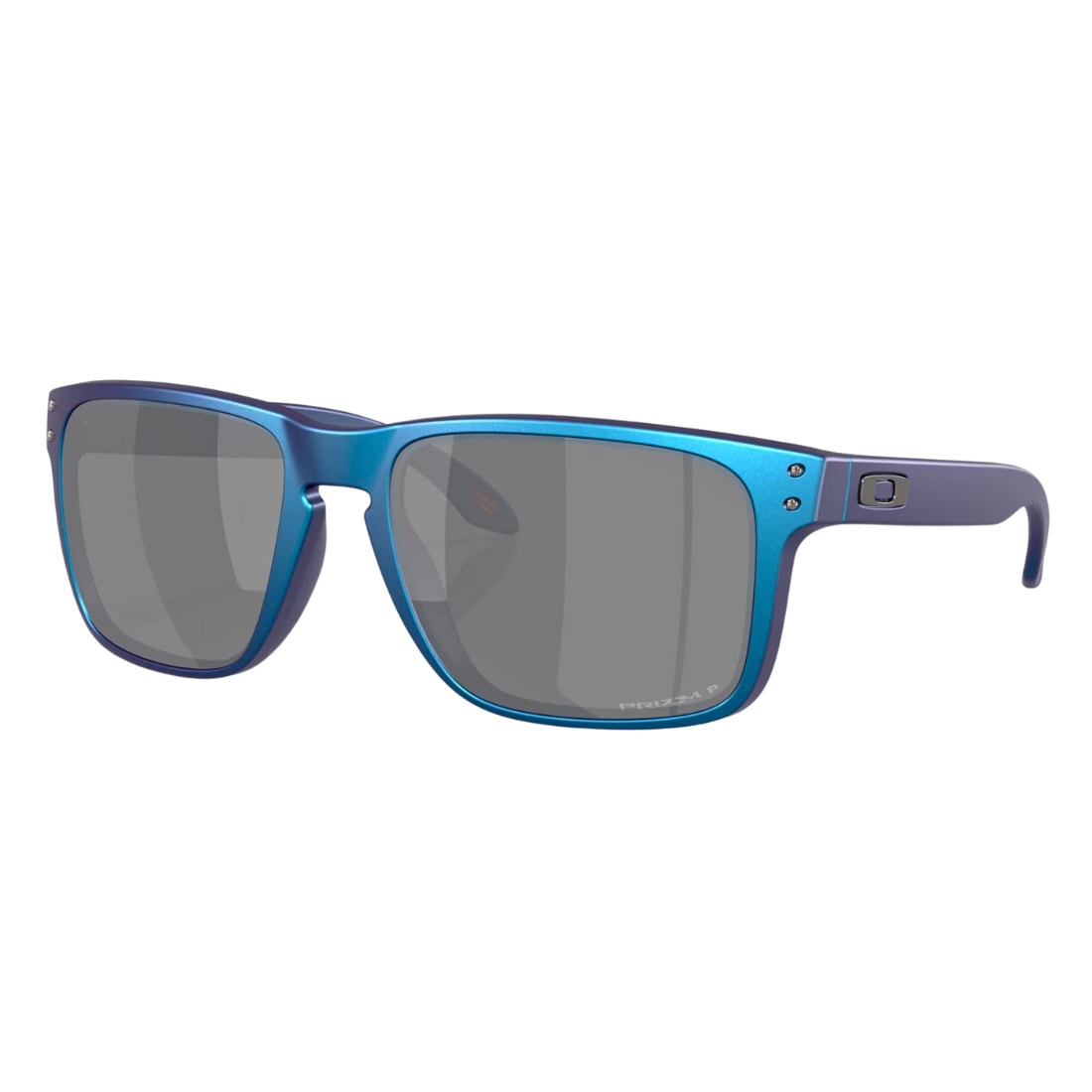 Oakley Holbrook XL Sunglasses - Matte Cyan/Blue Colorshift/Prizm Black Polarised - Wrap Around Sunglasses by Oakley