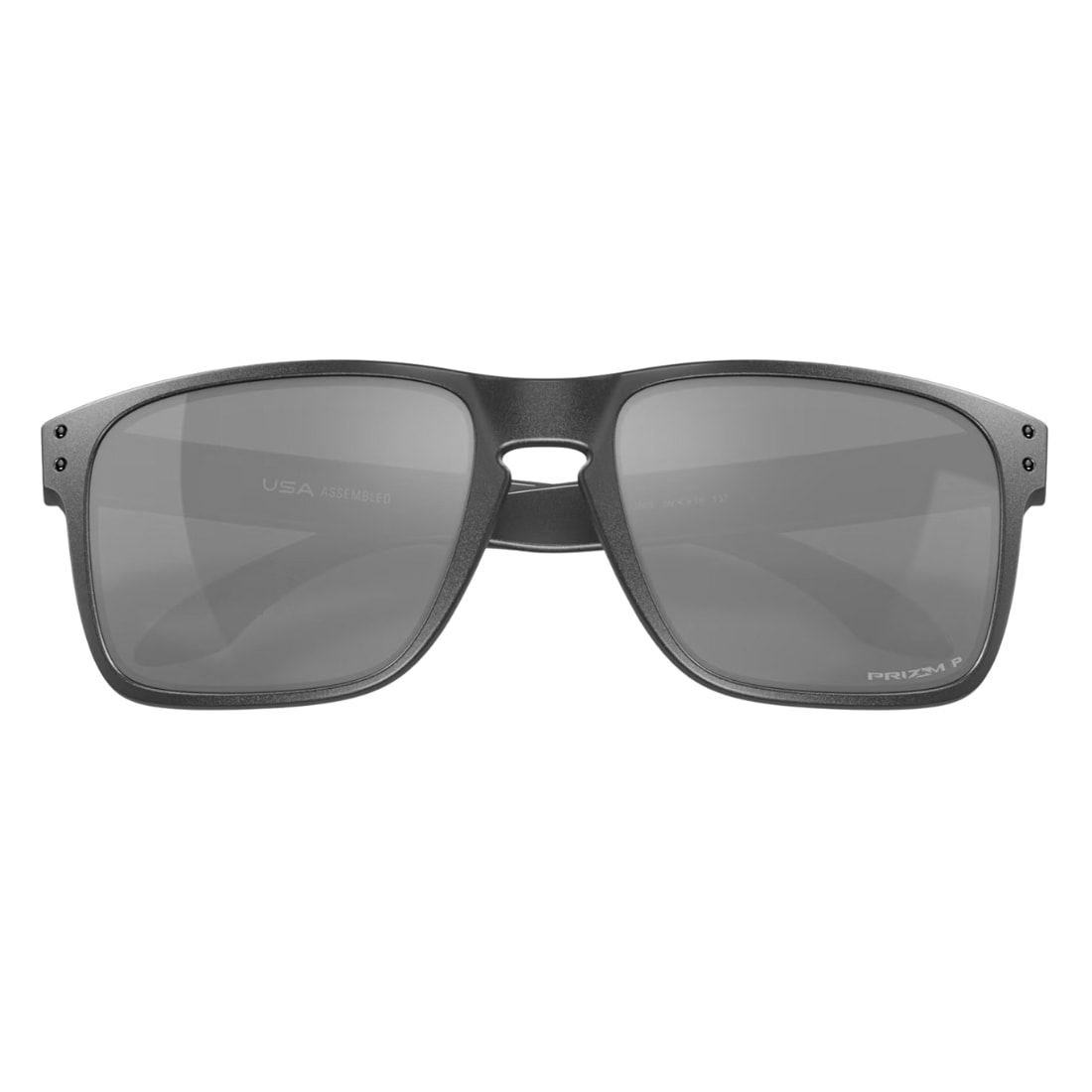 Oakley Holbrook XL Polarised Sunglasses - Steel/Prizm Black Polarized
