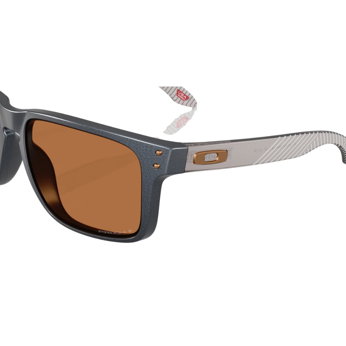 Oakley Holbrook XL Sunglasses - Blue Steel/Prizm Bronze Polarised - Square/Rectangular Sunglasses by Oakley