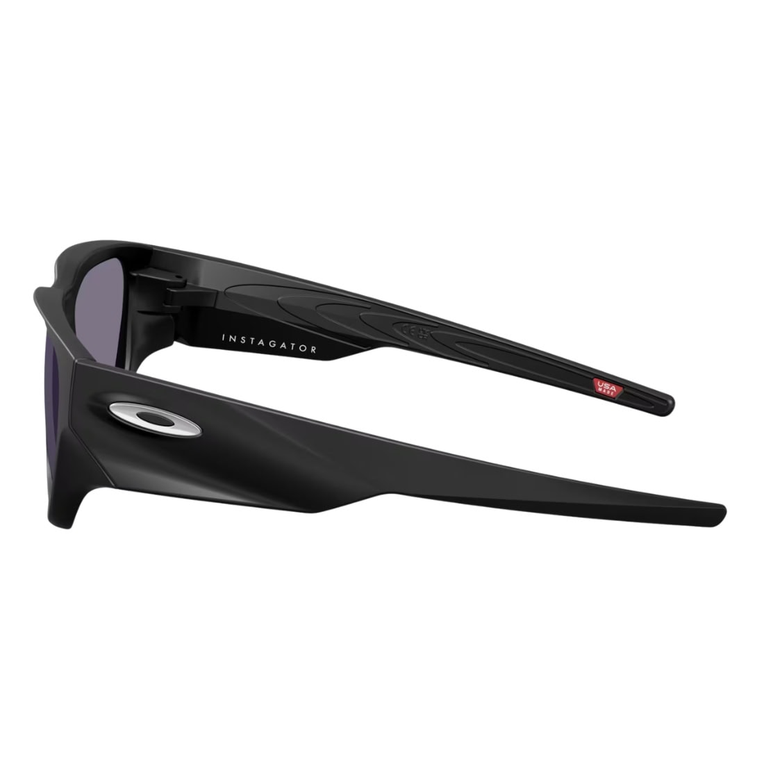 Oakley Instagator Sunglasses - Matte Black/Prizm Grey - Square/Rectangular Sunglasses by Oakley