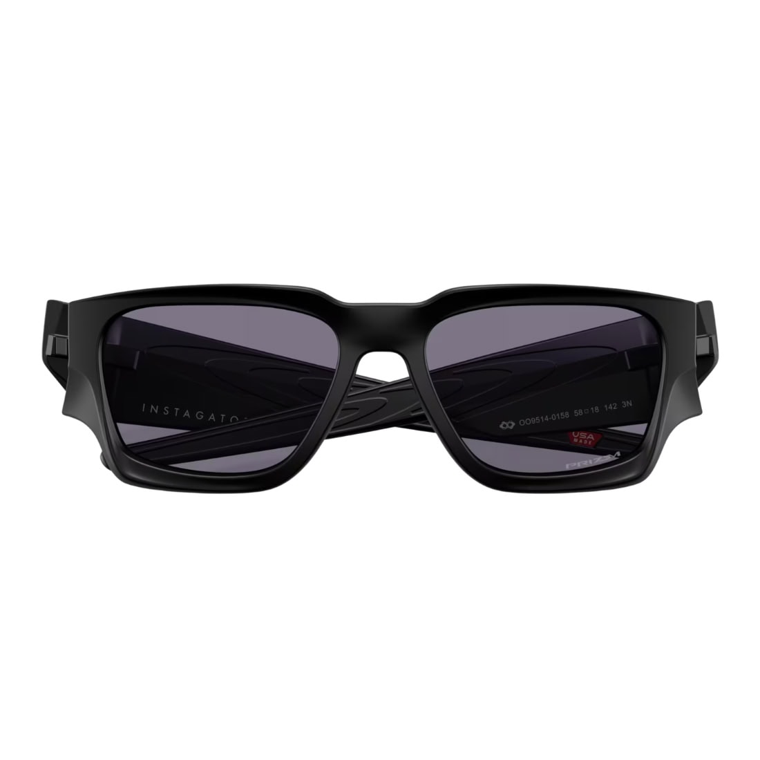 Oakley Instagator Sunglasses - Matte Black/Prizm Grey - Square/Rectangular Sunglasses by Oakley