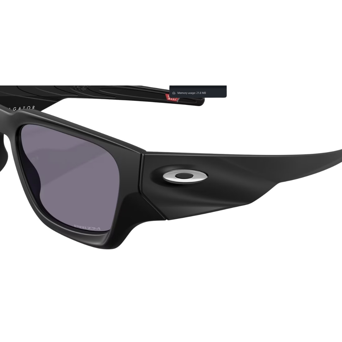 Oakley Instagator Sunglasses - Matte Black/Prizm Grey - Square/Rectangular Sunglasses by Oakley