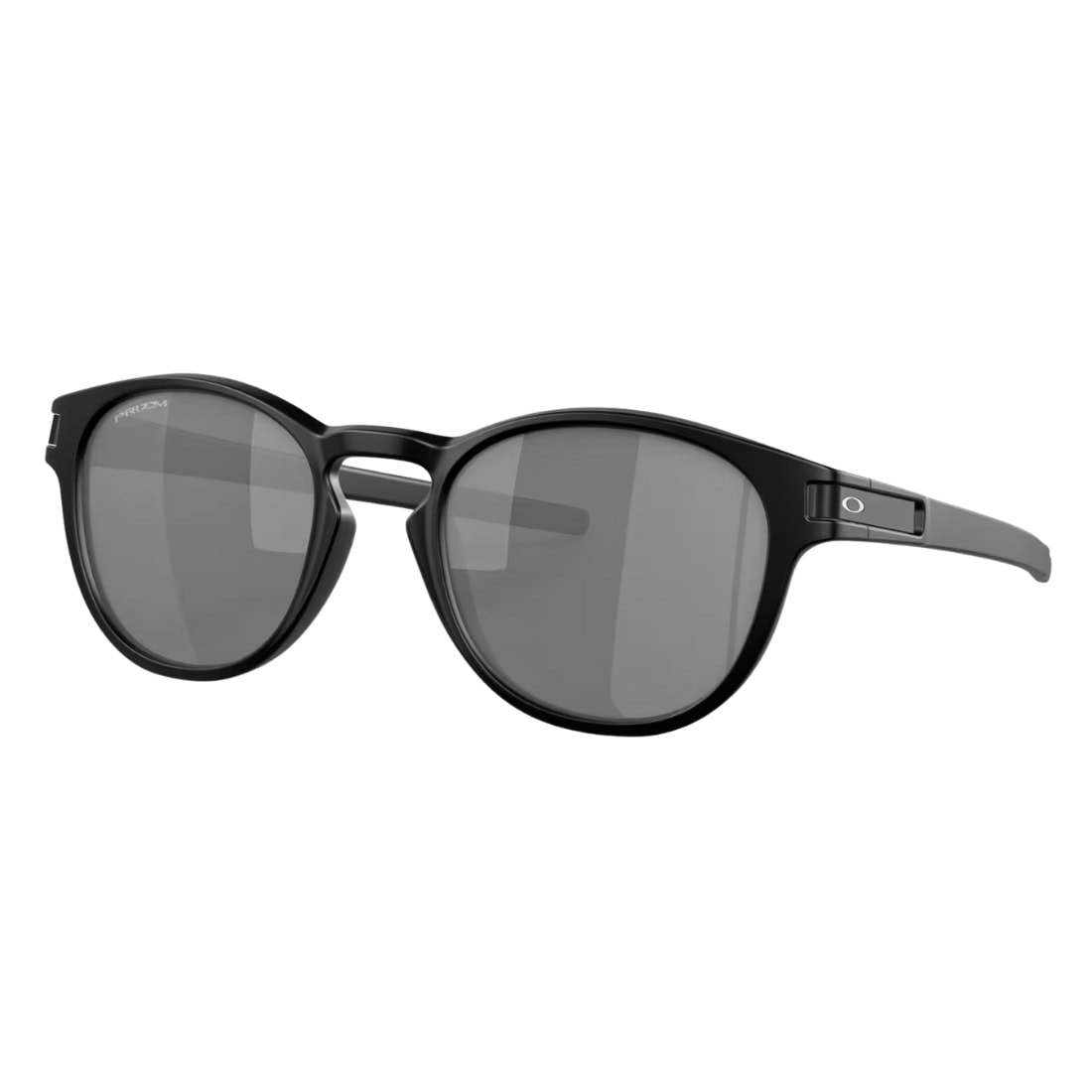 Oakley Latch Sunglasses - Matte Black/Prizm Black - Round Sunglasses by Oakley