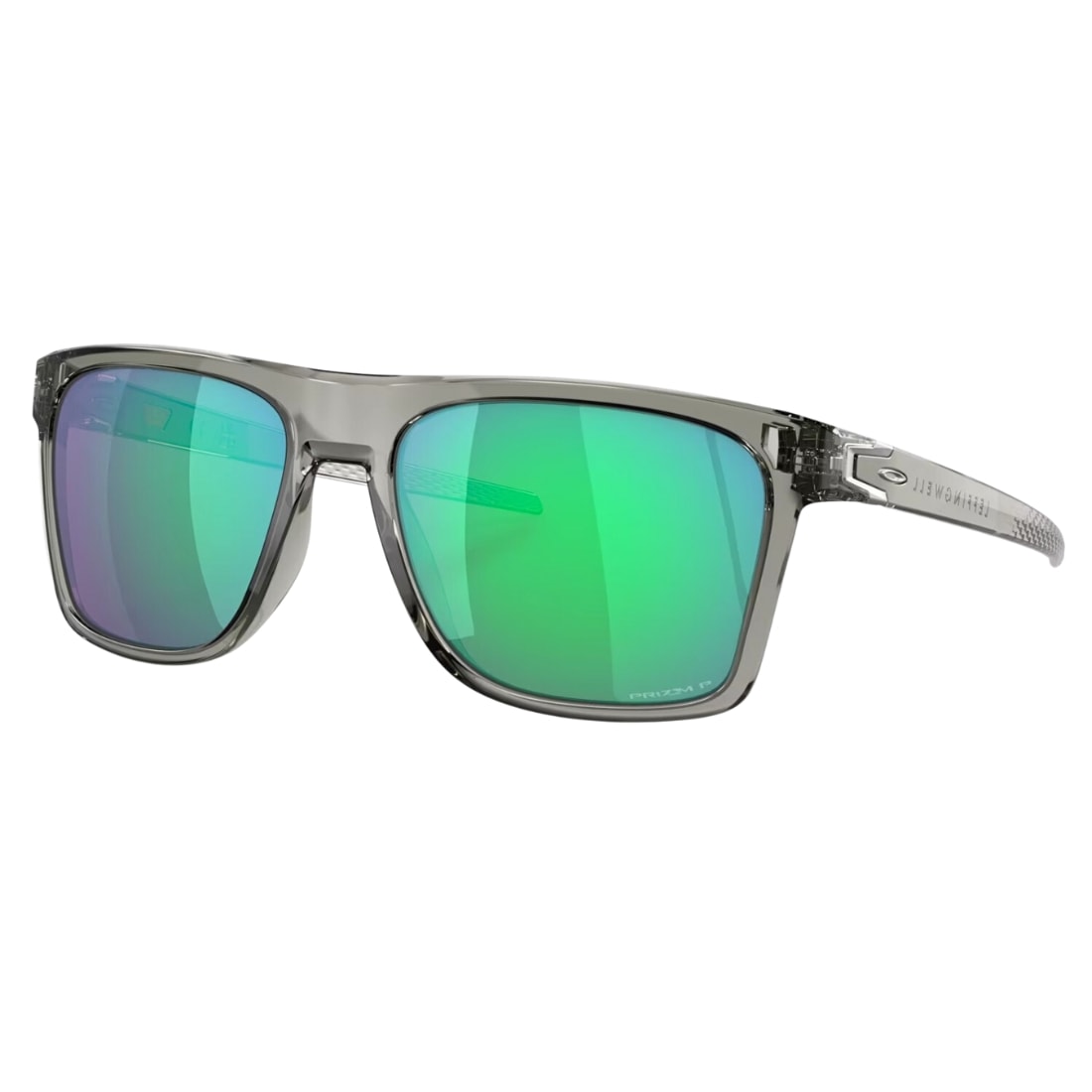 Oakley Leffingwell Sunglasses - Grey Ink/Prizm Jade Polarized - Square/Rectangular Sunglasses by Oakley