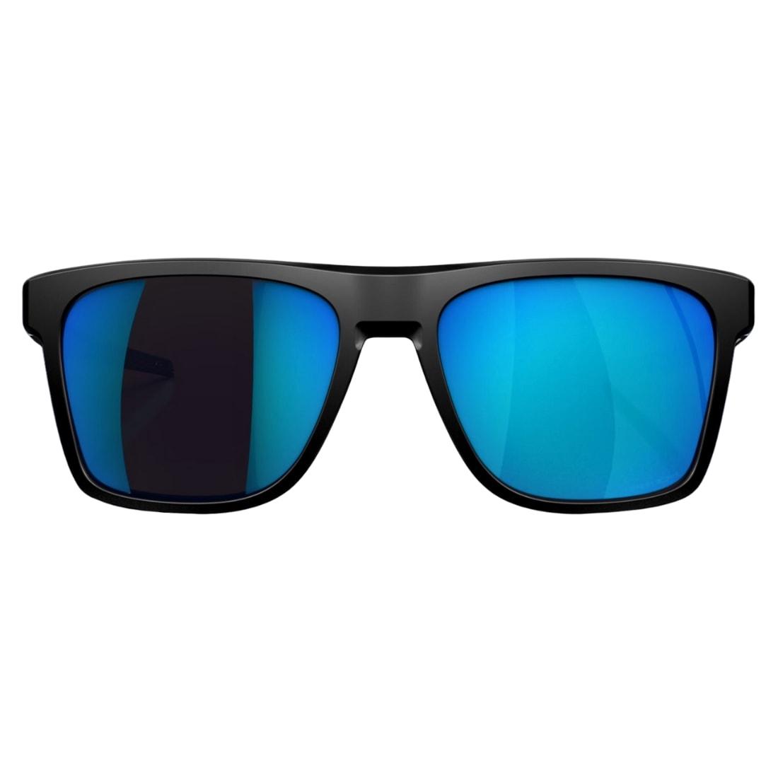Oakley Leffingwell Sunglasses - Matte Black/Prizm Sapphire - Square/Rectangular Sunglasses by Oakley