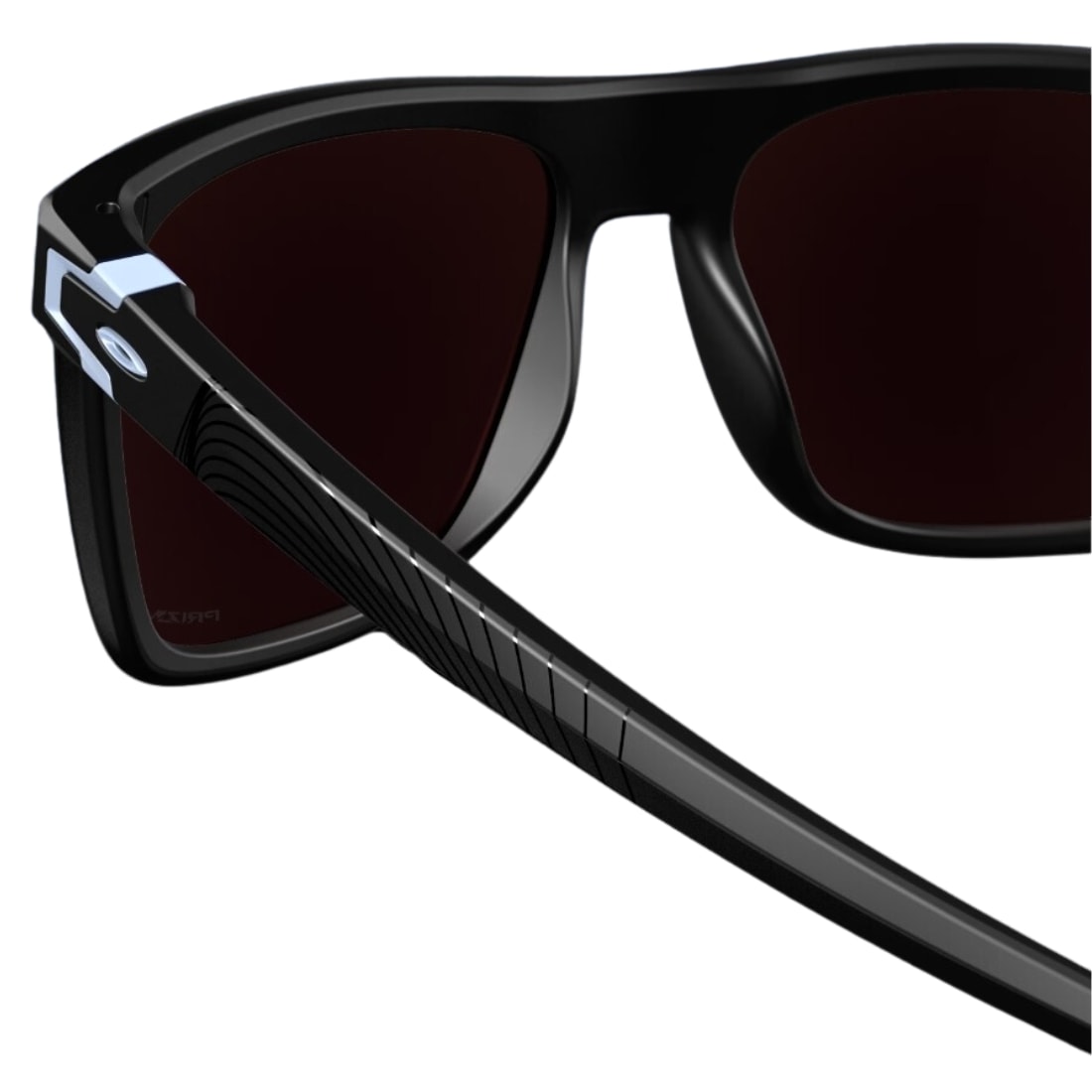 Oakley Leffingwell Sunglasses - Matte Black/Prizm Sapphire - Square/Rectangular Sunglasses by Oakley