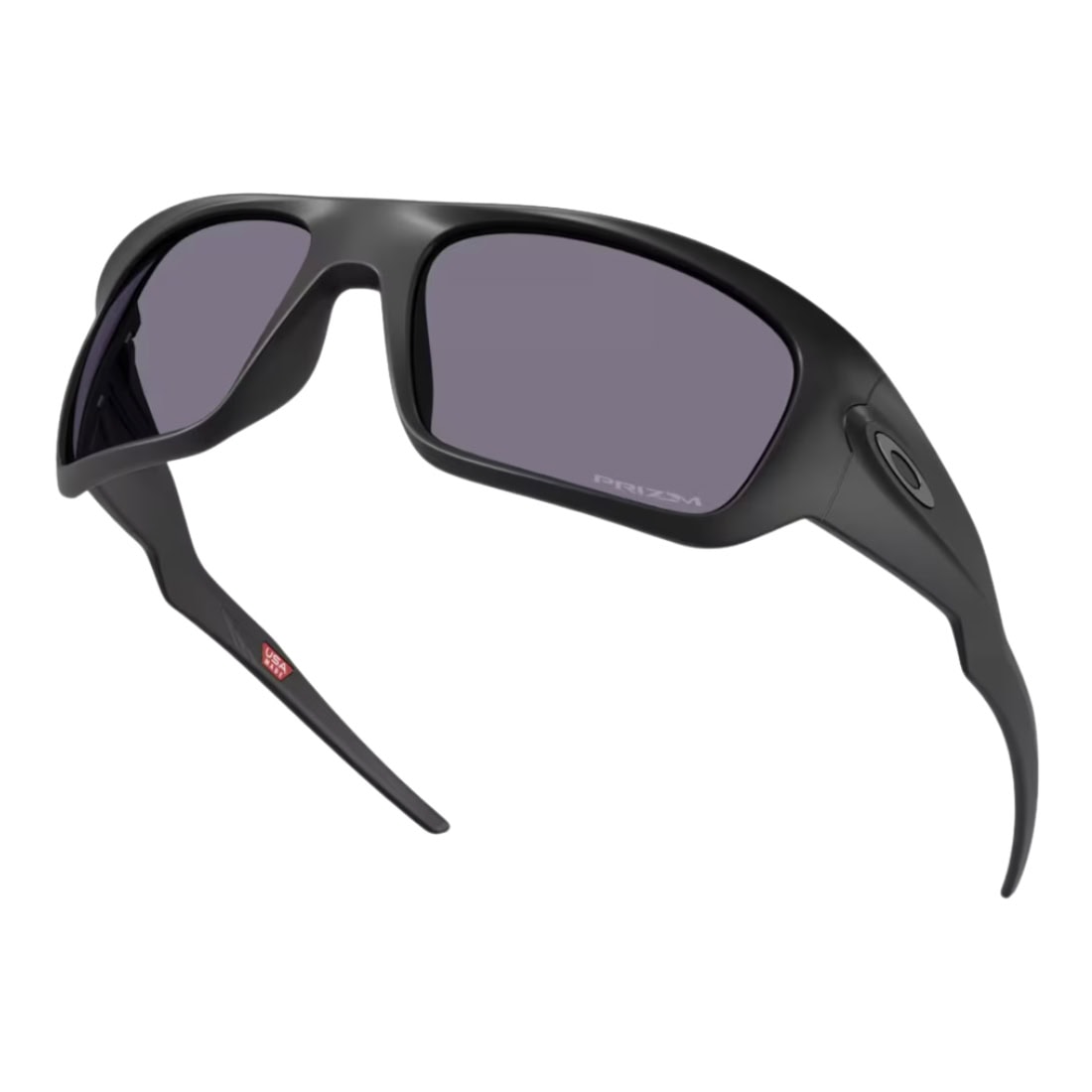 Oakley Masseter Sunglasses - Matte Black/Prizm Grey - Wrap Around Sunglasses by Oakley