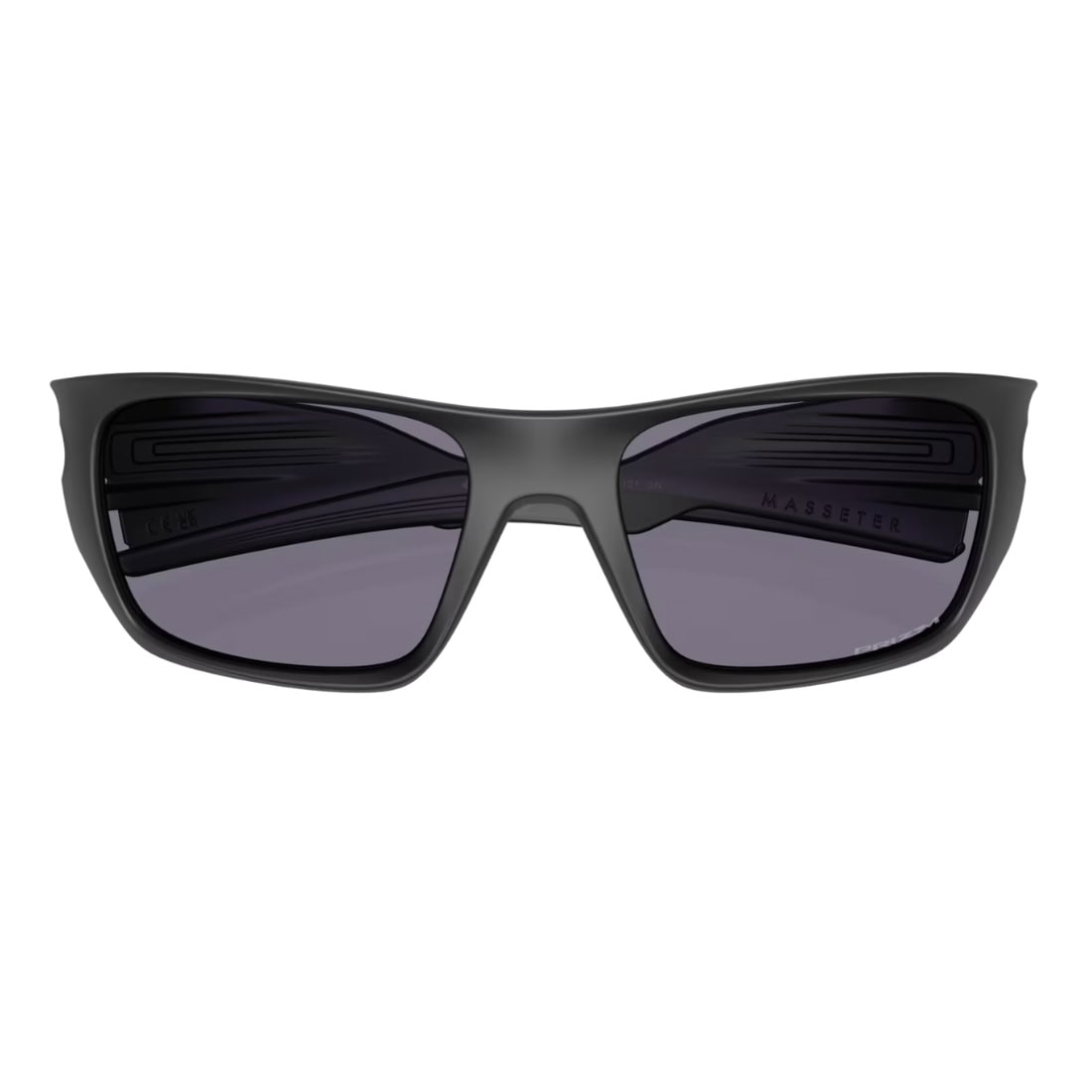 Oakley Masseter Sunglasses - Matte Black/Prizm Grey - Wrap Around Sunglasses by Oakley